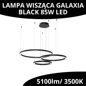 Lampa wisząca GALAXIA BLACK 85W LED