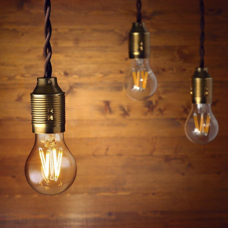 4W A60 FILAMENT BULB-CLEAR COVER COLORCODE:3000K E27