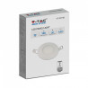 3W LED PANEL LIGHT WITH EMC DRIVER 4000K ROUND
