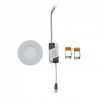 3W LED PANEL LIGHT WITH EMC DRIVER 4000K ROUND