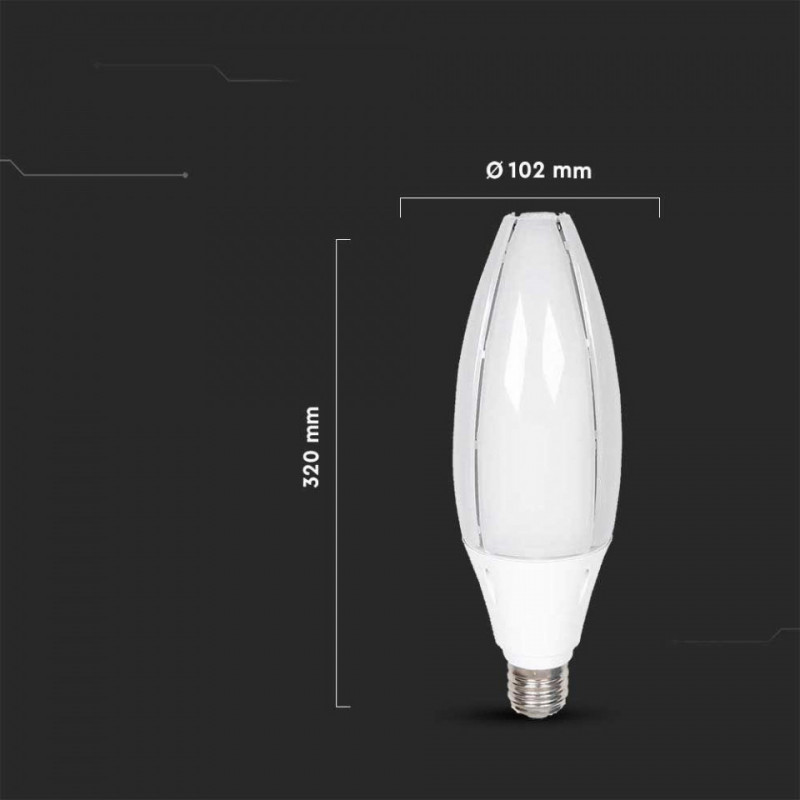 60W LED OLIVE LAMP-SAMSUNG CHIP COLORCODE:4000K E40