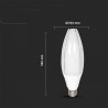 60W LED OLIVE LAMP-SAMSUNG CHIP COLORCODE:4000K E40