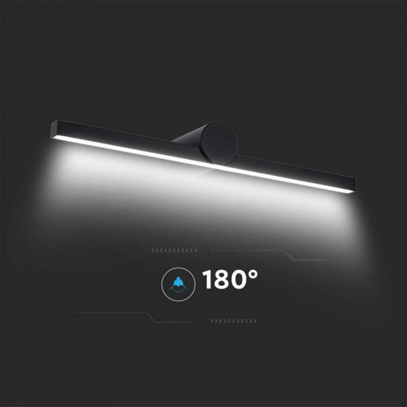 LED 12W MIRROR LIGHT COLORCODE:3000K BLACK BODY