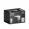 Oprawa Elewacyjna V-TAC 17W Czujnik Ruchu Czarna IP65 VT-11020S 4000K 2580lm