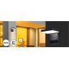 Oprawa Elewacyjna V-TAC 20W LED Czarna IP65 VT-11020 4000K 2580lm