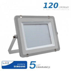 Lampa zewnętrzna LED V-TAC 300W SAMSUNG CHIP SLIM Szary VT-306 4000K 120LM/W 36000lm 5 Lat Gwarancji