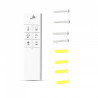 Oprawa LED V-TAC 22W Oprawa Sufitowa Owal Zmiana Barwy Światła D:300xH801 Ściemnianie Biały VT-7308 2700K-6400K 2100lm 3 Lata Gw