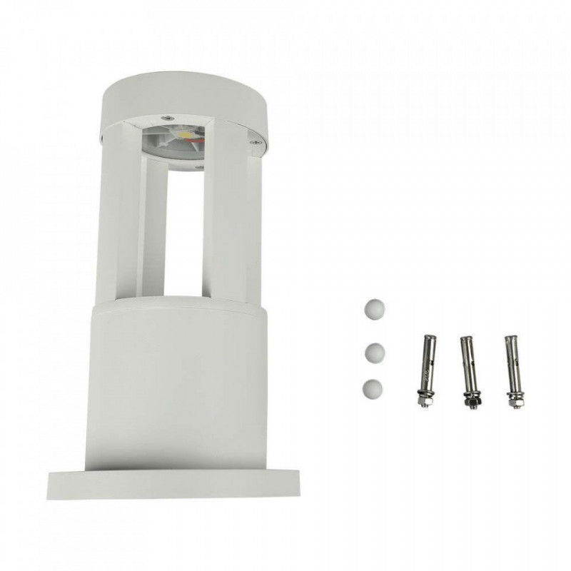 Słupek Ogrodowy V-TAC 10W LED IP65 Biały 25cm VT-830 4000K 1000lm