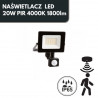 NAŚWIETLACZ  LED 20W PIR 4000K 1800lm