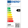 Halogen LED V-TAC 200W Czarny 6400K EVOLUTION 160LM/W 32000lm VT-49261 5 Lat Gwarancji