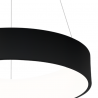 Czarna lampa LED wisząca OHIO 24W 4000K