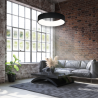 Czarna lampa LED wisząca OHIO 24W 4000K