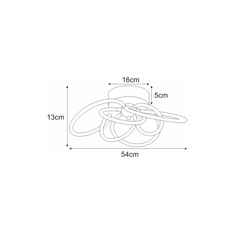 Lampa sufitowa K-8100 z serii ALOR