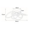 Lampa sufitowa K-8100 z serii ALOR
