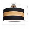 Lampa sufitowa TERRA 3xE27