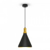 Oprawa Wisząca V-TAC Modern Drewnoen Top Czarny Color VT-7525