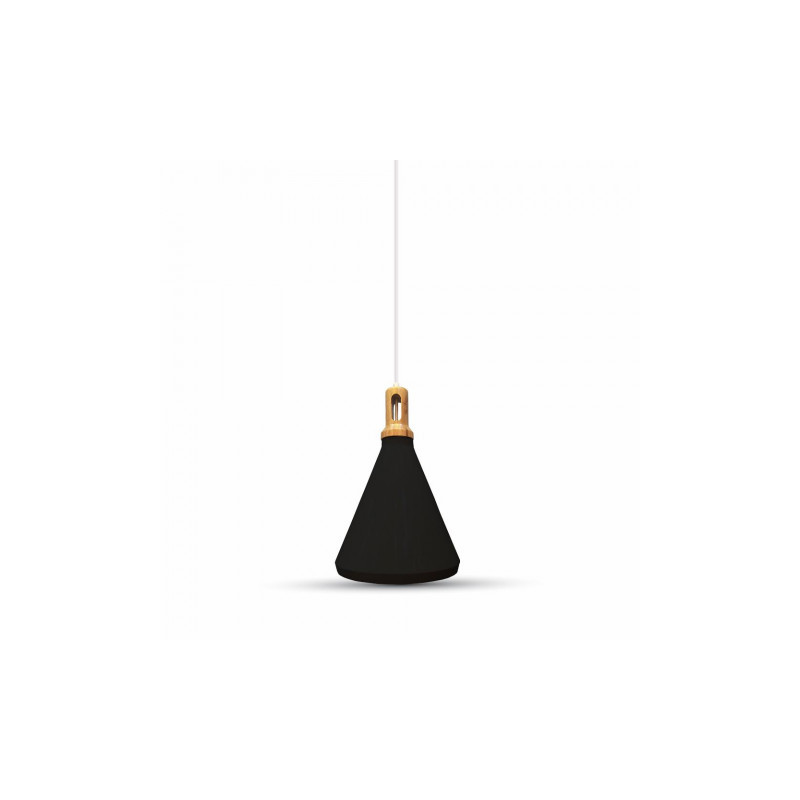 Oprawa Wisząca V-TAC Modern Drewnoen Top Czarny Color VT-7525