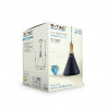 Oprawa Wisząca V-TAC Modern Drewnoen Top Czarny Color VT-7525