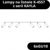 Lampy na listwie K-4557 z serii KAYLA