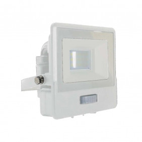 Projektor LED V-TAC 10W Czujnik Ruchu Biały VT-118S 5 Lat Gwarancji