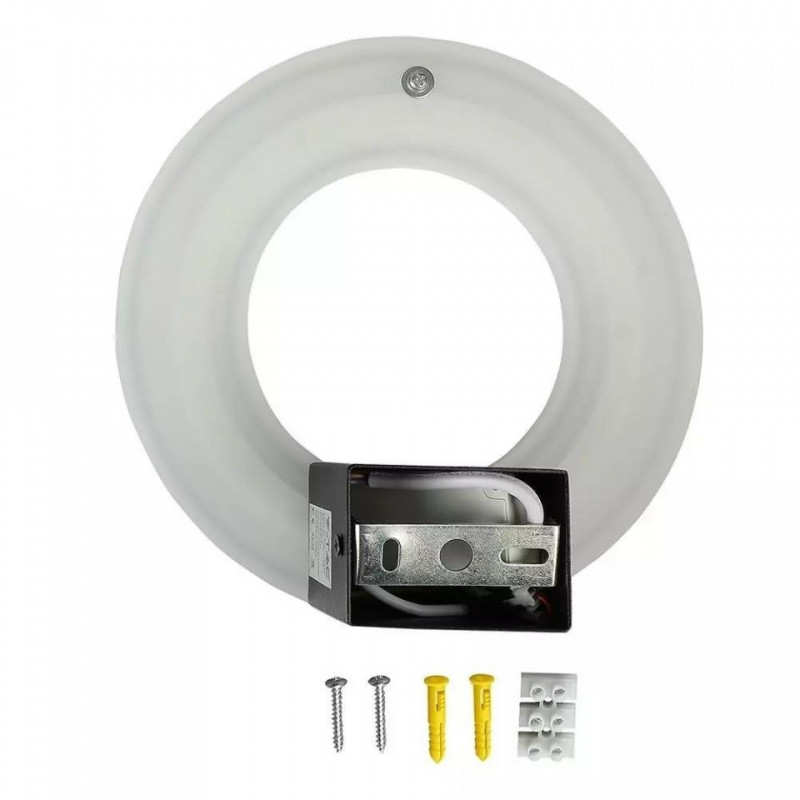 Oprawa Ścienna V-TAC 9W LED Wall Light Czarny VT-710 4000K IP20 990lm