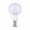 Żarówka LED V-TAC SAMSUNG CHIP 9W E14 Kulka VT-269 6400K 806lm 5 Lat Gwarancji
