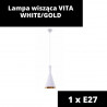 Lampa wisząca VITA WHITE/GOLD