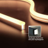 Neon Flex V-TAC 24V IP68 4000K 10mb Cięcie co 5cm 6,5W/m 260lm/m IP68 VT-554
