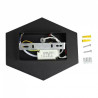 Kinkiet Ścienny V-TAC 3W Bridgelux Chip Czarny VT-803 3000K 300lm