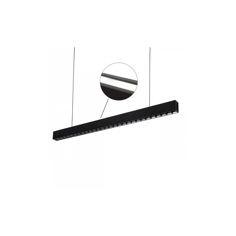 ALLDAY INSPIRE TWO SIDES DARK LIGHT 80st Black 840 63W 230V 168cm Black DALI