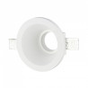 Oprawa Oczko V-TAC GIPS GU10 Wpuszczana Głęboka Okrągła 132x74 Biały VT-773