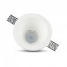 Oprawa Oczko V-TAC GIPS GU10 Wpuszczana Głęboka Okrągła 132x74 Biały VT-773