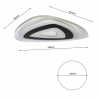 Plafon VOLTA 38W LED + PILOT