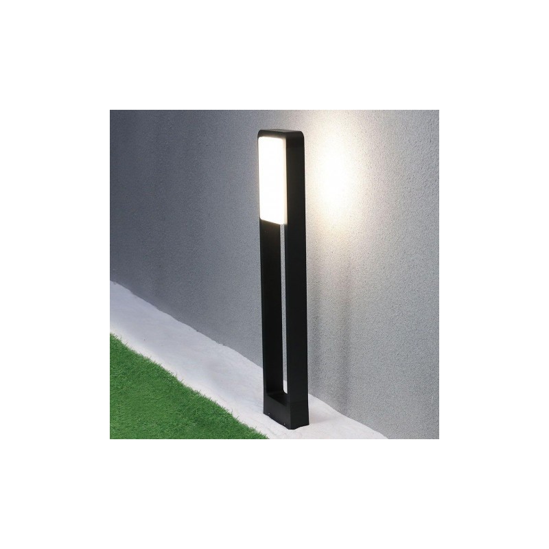 Słupek Ogrodowy 10W LED SAMSUNG CHIP Czarny IP65 VT-33 4000K 650lm 3 Lata Gwarancji