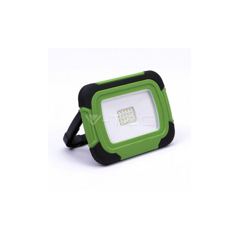 Halogen LED V-TAC 10W Ładowalny USB SAMSUNG CHIP Funkcja SOS 700lm 3,7V Li-Ion IP44 6400K VT-11-R
