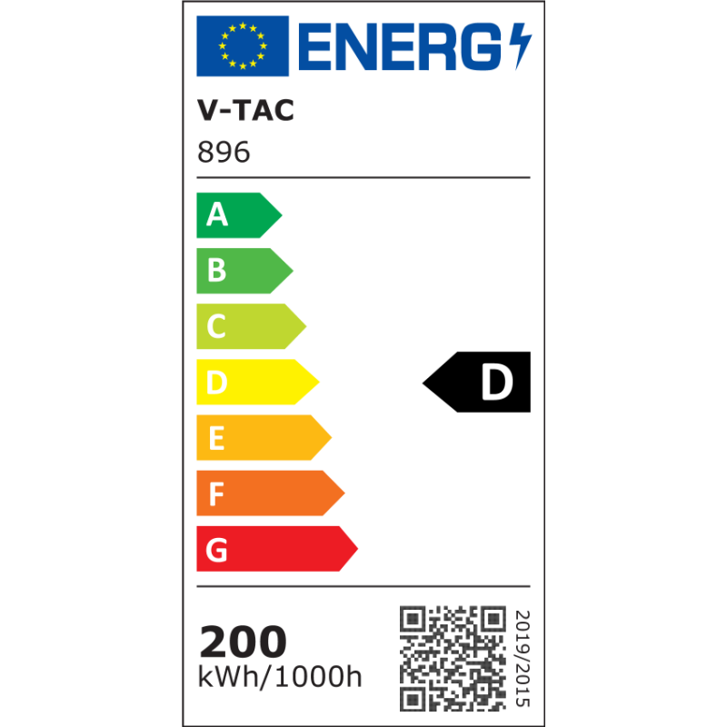 Oprawa V-TAC LED Linear High Bay SAMSUNG CHIP 200W 6400K 24000lm 120st VT-9-202 5 Lat Gwarancji