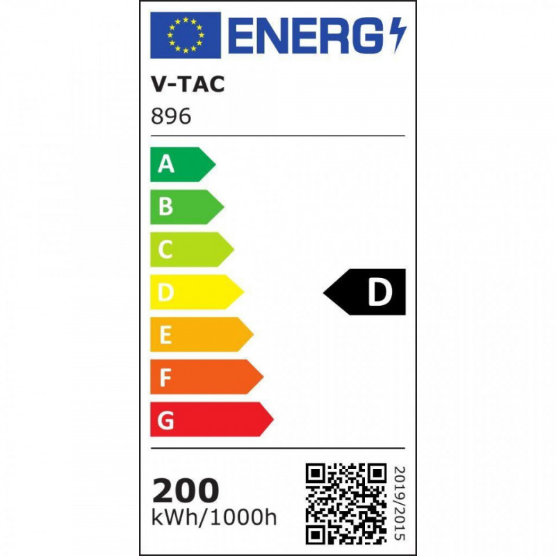 Oprawa V-TAC LED Linear High Bay SAMSUNG CHIP 200W 6400K 24000lm 120st VT-9-202 5 Lat Gwarancji