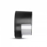 7W LED WALL LIGHT WITH CAP COVER 3000K BLACK-ROUND