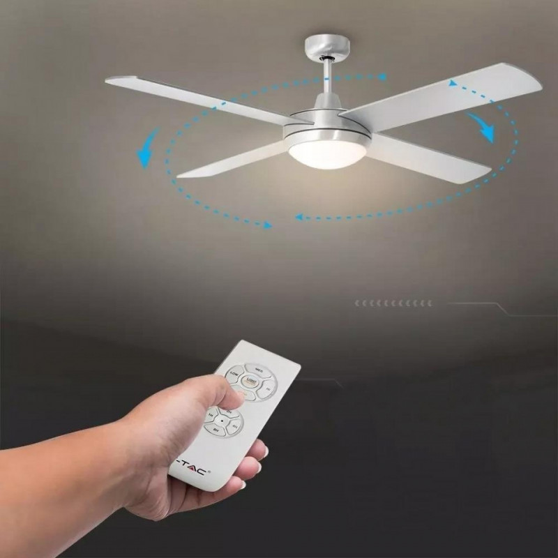 Wentylator Sufitowy V-TAC 132cm 2xE27 60W Pilot VT-6054-4