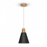 Oprawa Wisząca Modern V-TAC Czarny Mat fi220 VT-75206