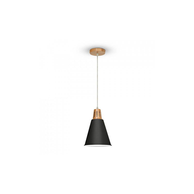 Oprawa Wisząca Modern V-TAC Czarny Mat fi220 VT-75206