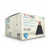 Oprawa Wisząca Modern V-TAC Czarny Mat fi220 VT-75206
