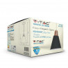 Oprawa Wisząca Modern V-TAC Czarny Mat fi220 VT-75206