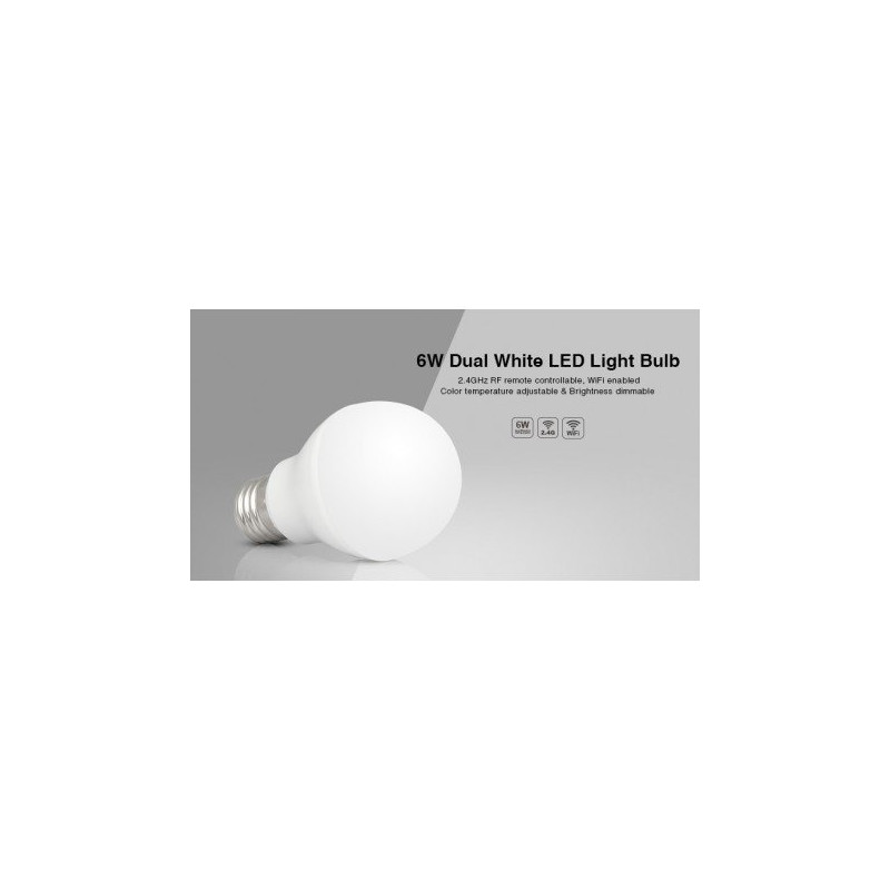 Żarówka LED E27 CCT 6W WiFi Mi Light