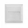 Oprawa Schodowa 2W LED V-TAC Biały Kwadrat 230V IP65 VT-1152 3000K 60lm