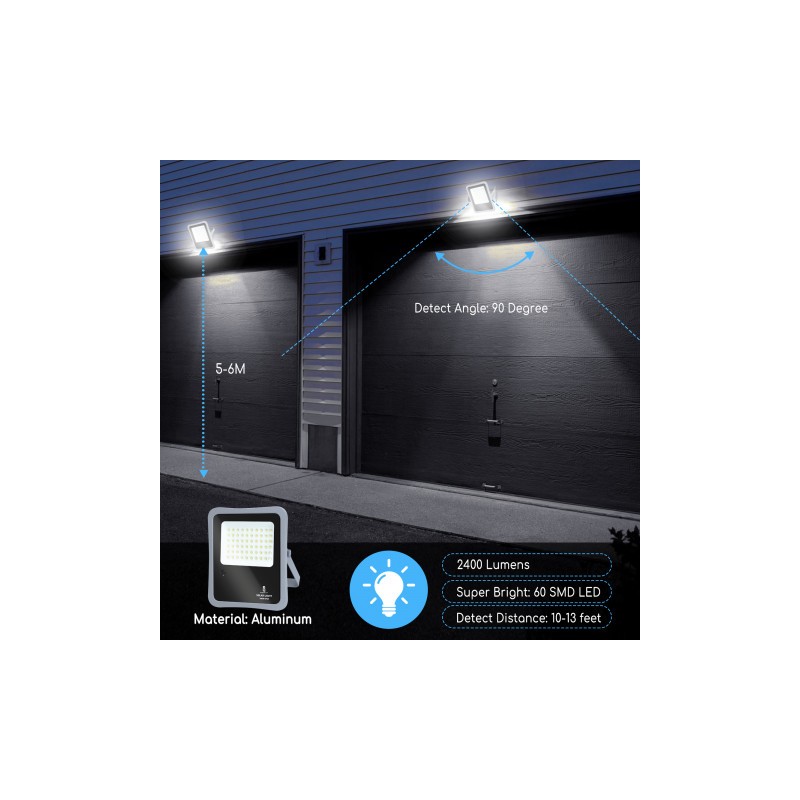 Naświetlacz LED z panelem solarnym 02 300W 6500K