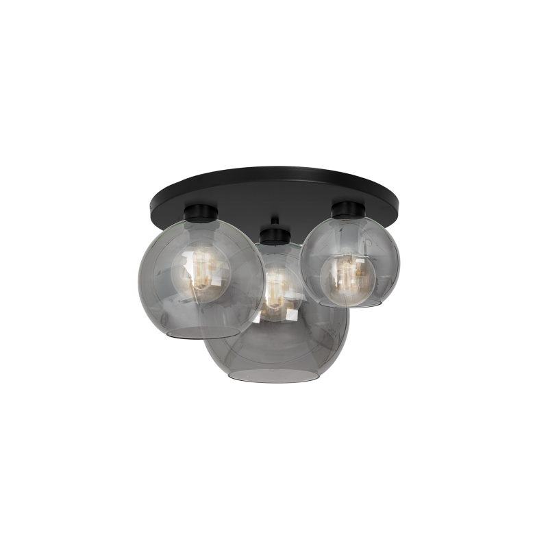 Lampa sufitowa SOFIA SMOKED 3xE27