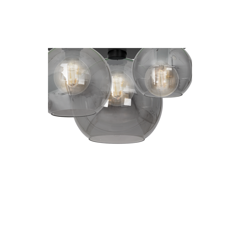 Lampa sufitowa SOFIA SMOKED 3xE27