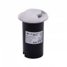 Oprawa Gruntowa 1W LED Biała 2-Stronna VT-1161 3000K IP67 10lm