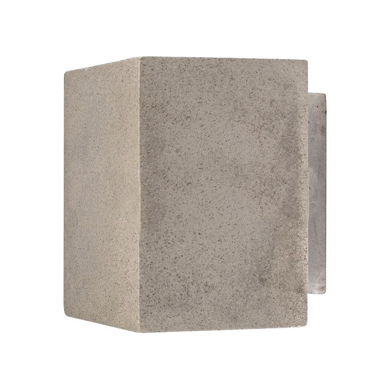 Kinkiet V-TAC BETON G9 LED Kwadrat Jasno Szary IP20 VT-892